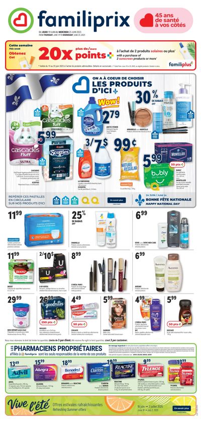 Familiprix Flyer June 19 to 25