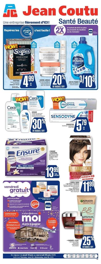 Jean Coutu Beauty Flyer June 19 to 25 Jean Coutu Beauty Flyer June 19 to 25