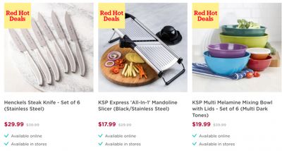 Kitchen Stuff Plus Canada Red Hot Deals: Save up to 50% on Select Items Kitchen Stuff Plus Canada Red Hot Deals: Save up to 50% on Select Items