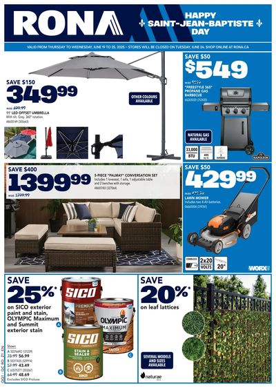 Rona & Rona+ (QC) Flyer June 19 to 25