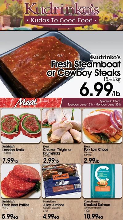 Kudrinko's Flyer June 17 to 30 Kudrinko's Flyer June 17 to 30