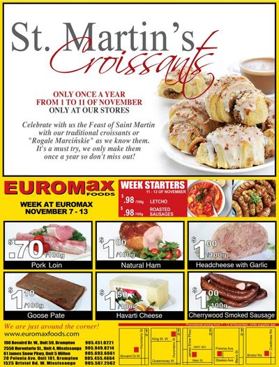 EuroMax Foods Flyer November 7 to 13