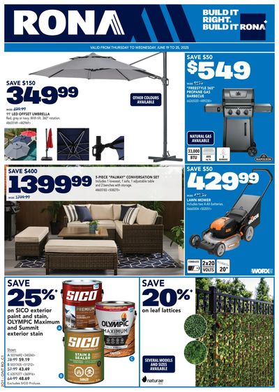 Rona & Rona+ (ON) Flyer June 19 to 25