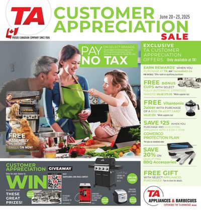 TA Appliances Flyer June 20 to 23