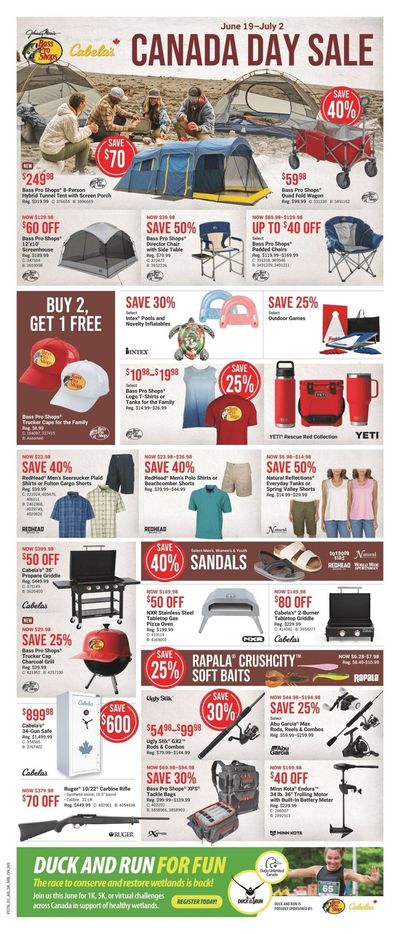 Cabela's Flyer June 19 to July 2 Cabela's Flyer June 19 to July 2