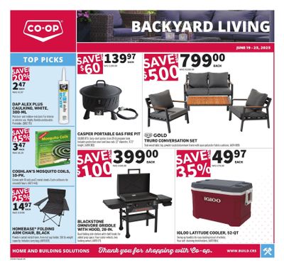 Co-op (West) Backyard Living Flyer June 19 to 25