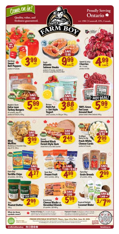 Farm Boy Flyer June 19 to 25