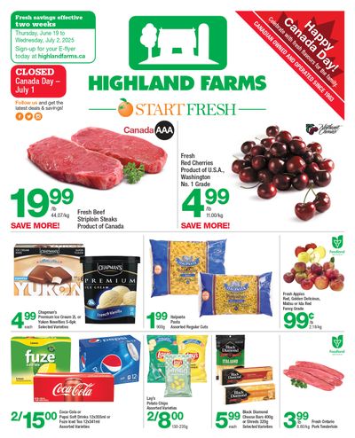 Highland Farms Flyer June 19 to July 2 Highland Farms Flyer June 19 to July 2