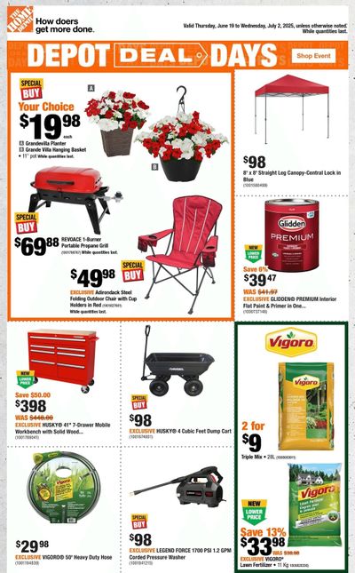 Home Depot (Atlantic) Flyer June 19 to July 2 Home Depot (Atlantic) Flyer June 19 to July 2
