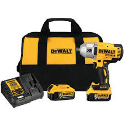 DEWALT 20V MAX XR Li-Ion Cordless 1/2-inch Impact Wrench Kit w/ Detent Anvil On Sale for $378.00 (Save $186.00) at Home Depot Canada