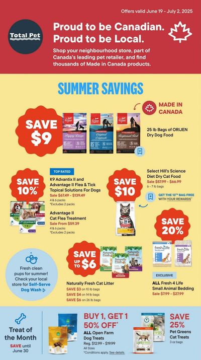 Total Pet Flyer June 19 to July 2 Total Pet Flyer June 19 to July 2