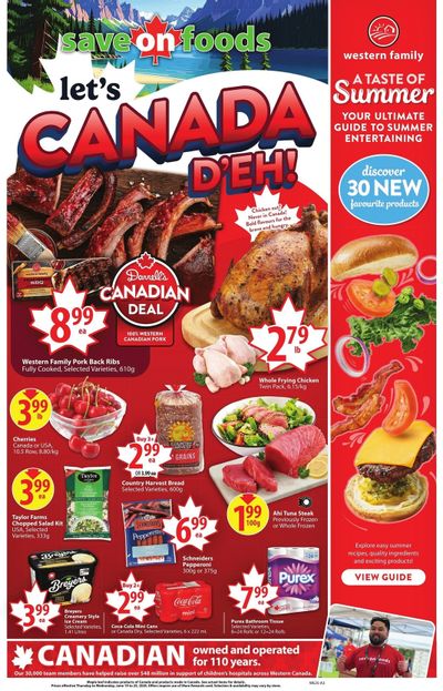 Save On Foods (BC) Flyer June 19 to 25