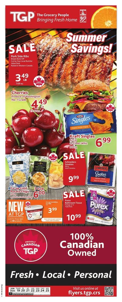 TGP The Grocery People Flyer June 19 to 25