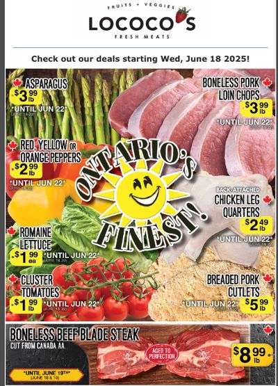 Lococo's Flyer June 18 to 22