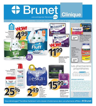 Brunet Clinique Flyer June 19 to July 2