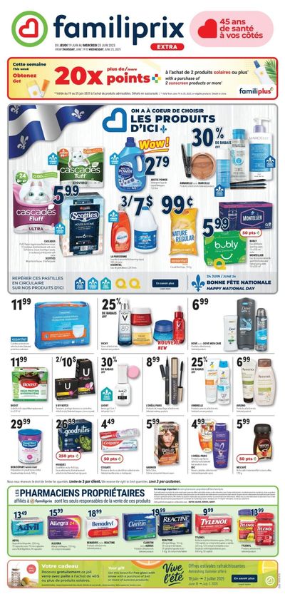 Familiprix Extra Flyer June 19 to 25