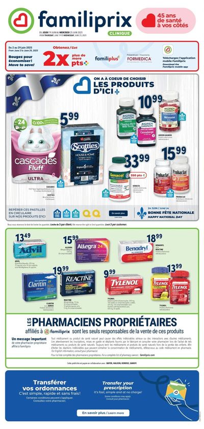 Familiprix Clinique Flyer June 19 to 25