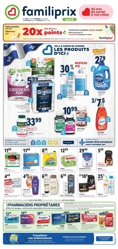 Familiprix Sante Flyer June 19 to 25