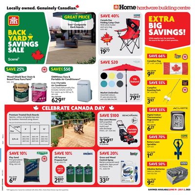 Home Hardware Building Centre (BC) Flyer June 19 to July 2 Home Hardware Building Centre (BC) Flyer June 19 to July 2