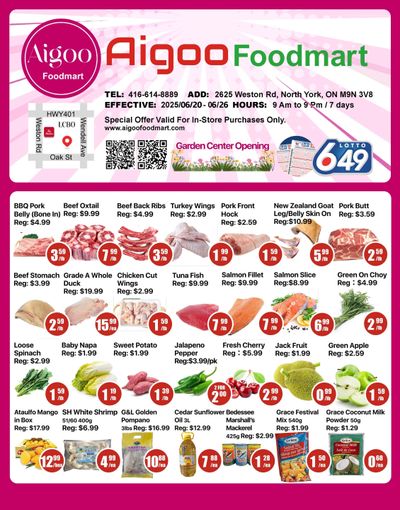Aigoo Foodmart Flyer June 20 to 26