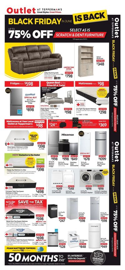 Tepperman's Outlet Flyer June 19 to 25