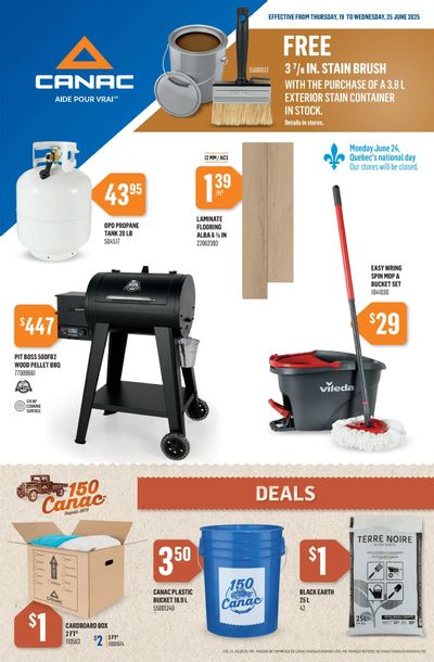 Canac Flyer June 19 to 25 Canac Flyer June 19 to 25