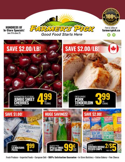 Farmer's Pick Flyer June 19 to 25