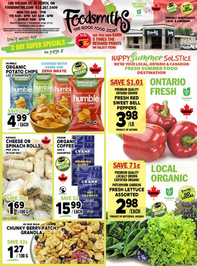 Foodsmiths Flyer June 19 to 26