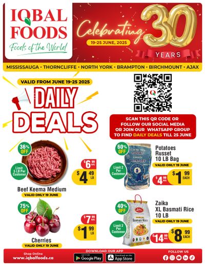 Iqbal Foods Flyer June 19 to 25 Iqbal Foods Flyer June 19 to 25