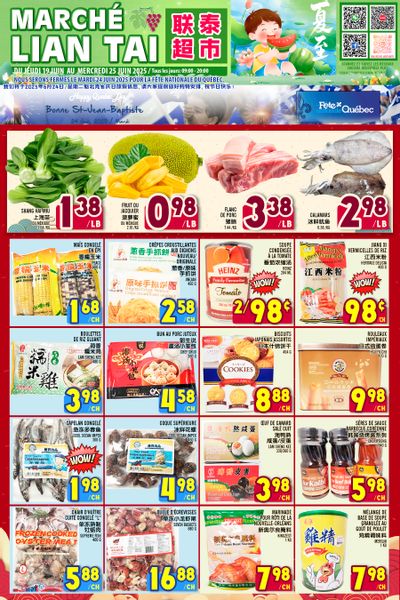 Marche Lian Tai Flyer June 19 to 25