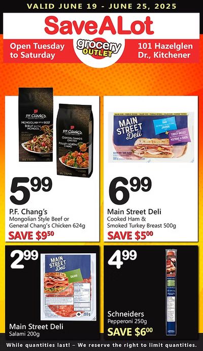 SaveALot Grocery Outlet Flyer June 19 to 25