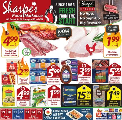 Sharpe's Food Market Flyer June 19 to 25