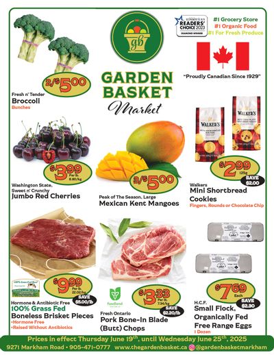 The Garden Basket Flyer June 19 to 25