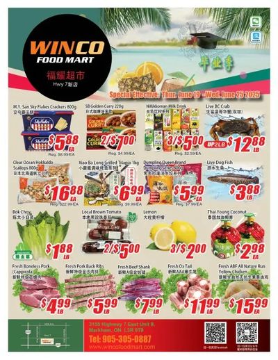 WinCo Food Mart (HWY 7) Flyer June 19 to 25