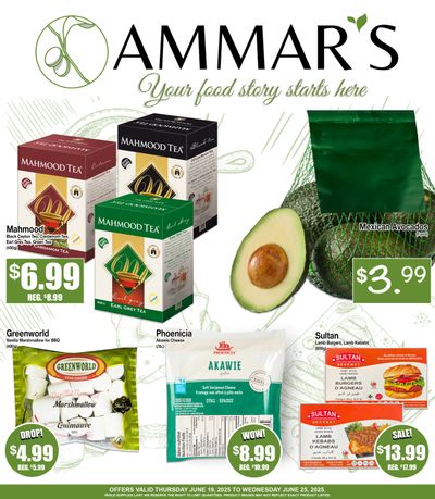 Ammar's Halal Meats Flyer June 19 to 25