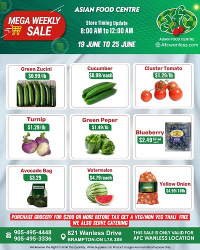 Asian Food Centre (Wanless Dr.) Flyer June 19 to 25