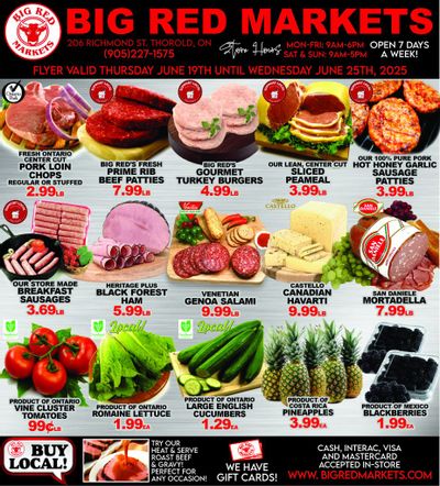 Big Red Markets Flyer June 19 to 25