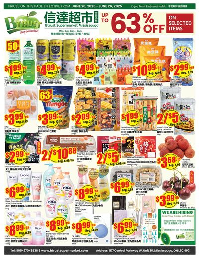 Btrust Supermarket (Mississauga) Flyer June 20 to 26