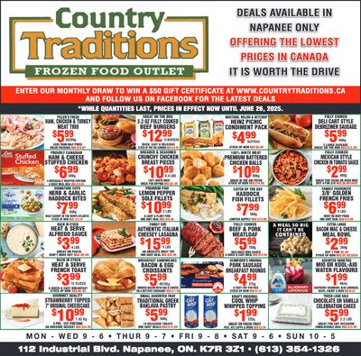 Country Traditions Flyer June 19 to 26