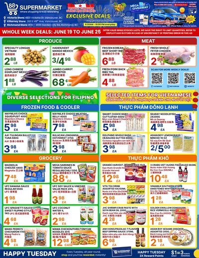 88 Supermarket Flyer June 19 to 25
