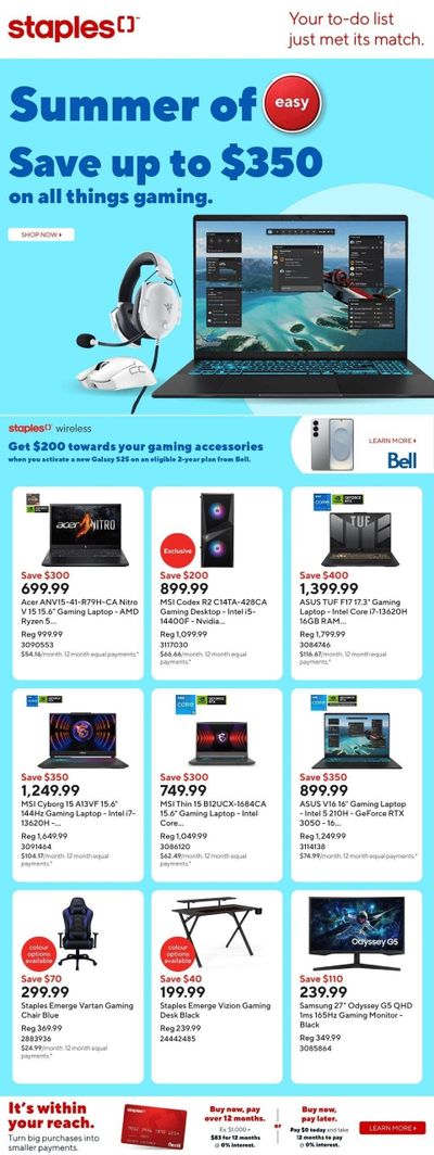 Staples Flyer June 20 to 26