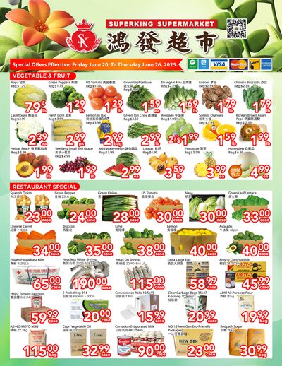 Superking Supermarket (North York) Flyer June 20 to 26