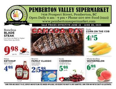 Pemberton Valley Supermarket Flyer June 22 to 28