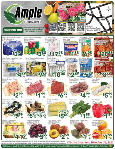 Ample Food Market (North York) Flyer June 20 to 26