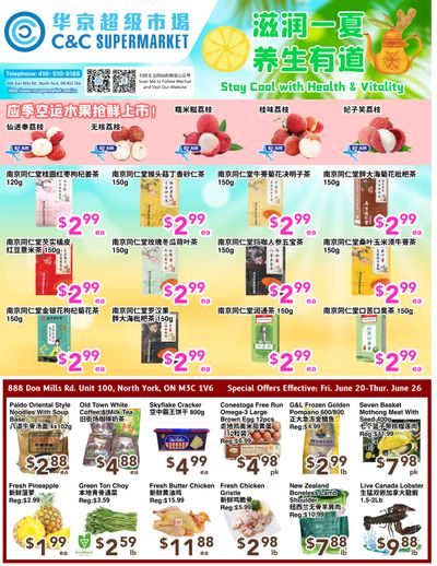 C&C Supermarket Flyer June 20 to 26