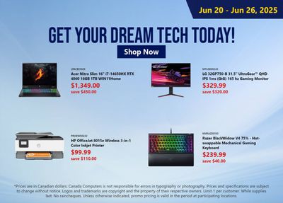 Canada Computers Flyer June 20 to 26