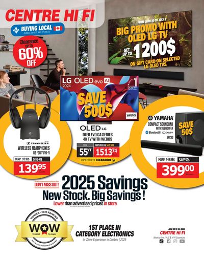 Centre Hi-Fi Flyer June 20 to 26