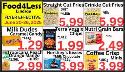 Food 4 Less (Lindsay) Flyer June 20 to 26 Food 4 Less (Lindsay) Flyer June 20 to 26