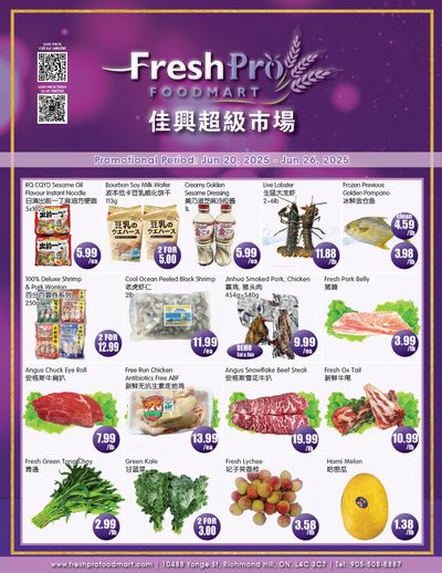 FreshPro Foodmart (Richmond Hill) Flyer June 20 to 26