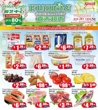 Fusion Supermarket Flyer June 20 to 26